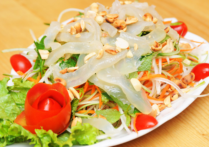 Nộm sứa xoài xanh