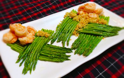 măng tây xào/luộc